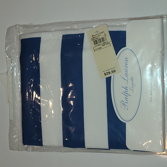 Ralph Lauren Layette Receiving Blanket - Picture 1 of 5